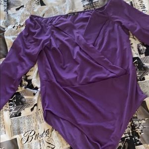Purple bodysuit
